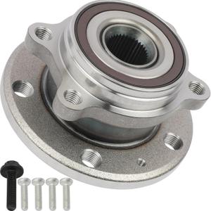 Front or Rear Wheel Hub Bearing Assembly Compatible with Volkswagen Beetle, CC, Eos, Golf, Golf City, GTI, Jetta 2005-2018, Jetta City, Rabbit, Tiguan, Passat, Passat CC, Passat, Audi A3, Q3, TT