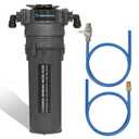 EZChange Single Stage Under Sink Water Filter | Direct Connect Supreme Water Filtration System | Reduces Lead, Chlorine & Improve Water Quality | Made in North America