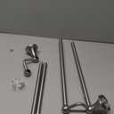 Ntipox Antique Bathroom DoubleTowel Bar Brushed Nickel, 24 Inch Towel Racks for Bathroom Wall Mounted,Bathroom Accessories Towel Holder,Bathroom TwoTowel Rod Hanger