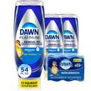 Dawn Dish Soap Squeeze Bottle, EZ-Squeeze Platinum Dish Soap Liquid+Non-Scratch Sponges for Dishes, Fresh Rain, Includes 3x18oz Bottles+ 2Sponges