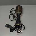 Hot Air Brush Dryer, Oval Brush for Blow Drying, Hair Dryer Brush One-Step Hot Air Styling Tools, 1000W, Ceramic Coating, 3 Heat Settings, 360 Swivel Cord, Black & Gold