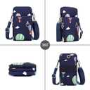 DOB SECHS Small Crossbody Wallet Phone Bag Shoulder Strap Wallet Pouch for Women Mini Crossbody Cell Phone Purse