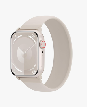 Silicone Solo Loop Bands Compatible with Watch Band   Size S 42mm 44mm 45mm Sport Stretchy Strap Soft Replacement Wristband for iWatch Ultra/2 Series 10 9 8 SE 7 6 5 4 3 2 1