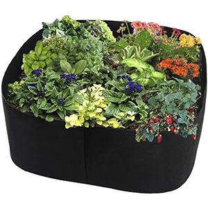 Planting Grow Bag,Felt Fabric Raised Planting Bed,Raised Garden Bed Planter Breathable Planting Container Rectangle Growing Pot (Black - 2ft*2ft) Planting Grow Bag,Felt Fabric Raised Planting Bed,Raised Garden Bed Planter Breathable Planting Container Rectangle Growing Pot (Black - 2ft*2ft)