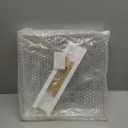 12"x12" Clear Acrylic Serving Tray with Golden Handles, Sturdy Huge Capacity Acrylic Trays for Coffee, Juice, Kitchen and Desk Organizer, Storage Tray