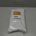 OWENIE Greyish White 100% Blackout Curtain Liner 2 Panels Set for Bedroom Living Room, Insulated Curtains Liner for 95 96 Inch Long Curtains, Each 50" Wx92 L, 2 Liners Per Set with 17 Pieces Rings