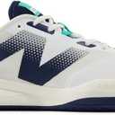 New Balance Men's FuelCell 796 V4 Tennis Shoes (9.5 X-Wide, White/Nb Navy/Cyber Jade)