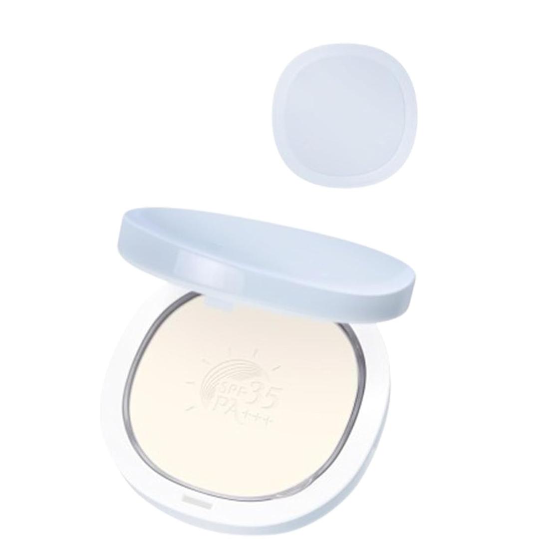 Sunscreen Compact Powder, Setting, Touch-up, Base Makeup, Sun Protection 4-in-1, SPF35 PA+++ with zinc oxide talc free Oil Control, Matte Finish, Longlasting Makeup Anti-dullness (Complexion, Normal) (0.25 Ounce (Pack of 1))