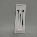 Hi-Res Extra Bass Earbuds Noise Isolating in-Ear Headphones Wired Earbuds with Microphone for iPhone, iPod, iPad, MP3, Huawei, Samsung, Lightweight Earphones with Volume Control 3.5mm Jack Headphones (Black)