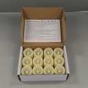 Homemory 400+ Hour Remote Control Candles, 2/4/6/8H Timer LED Votive Candles, Battery Operated Tea Lights in Warm White for Outdoor, Table, Halloween, Christmas (Batteries Included