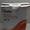 Heated Mattress Pad Twin Size,Electric Mattress Pad with Preheat Functions, Bed Warmer with 12 Heat Settings Controller & 1-12 Hours Auto Shut Off, Machine Washable (39"x75",Grey) (Gray)