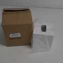 White Tissue Box Cover - Modern Tissue Holder, Lacquer High Gloss Finish & Rounded Edges - Cube Square Box. Bathroom, Desks, Kitchen Countertop, Dressers - Wont Move When You Pull a Tissue!