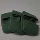 3-Pack Shelf Baskets for Organizing, Closet Organizer Bins, Small Woven Baskets, Rope Toy Basket, Storage Basket for Shelves, Cube Decorative Box, 11.87.85.1, Green