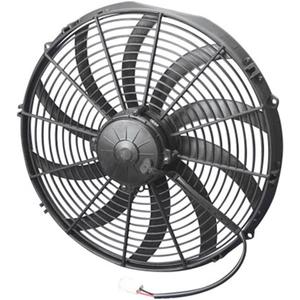 Spal 30102049 16" Curved Blade Performance Fan , Black