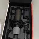 HyperX QuadCast 2 S  USB Microphone, with RGB Lighting, Streaming and Podcasting, with On-Board Controls, LED Lighting, Removable Shock Mount, PC, Mac, USB-C - Black