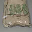 Boho Farmhouse Shower Curtain Woven Fabric Cute Beige Shower Curtain, 72 x 72 Tufted Chevron Textured Striped Modern Farmhouse Minimalist for Bathroom