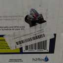 FV-C Control FlowVis 2 x 2.5in. Complete Pool Flow Meter and Check Valve Black