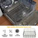 2026 Upgraded DD82-01384A Dishwasher Lower Rack Replacement for Samsung Dishwasher Parts 22.4" x 20.5" DW80M2020US DW80R2031US DW80R2031UG DW80N3030UW Samsung Dishwasher Lower Dishrack Bottom Rack