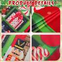 3 Pcs 157" Large Christmas Classroom Door Decorations Christmas Candy Shop Party Porch Banner Front Door Cover Xmas Background for Office Decorations Photo Background