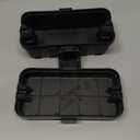 Hrensaw Small Weatherproof Electrical Connection Box(Inner 5.5 x 3 x 2.2inch),Outdoor Electrical Box,Waterproof Extension Cord Covers for Plug, Extension Cables, Holiday Lights,Black