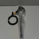 LESYPET Dog Umbrella for Small Dogs, Clear Puppy Umbrella with Adjustable Rope Leash for Rainy Walking, 27'' Diameter