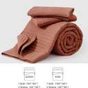 WRENSONGE King Size Quilt-3 Pieces Lightweight Autumn Leaf Fall King Quilt Bedding Set for All Season, Soft Coverlet with 2 Pillow Shams Suitable for Bed & Couch