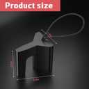 AceOrbit 4 Pcs Over The Hinge Door Stopper Plastic Residential Door Holder for Office School Home Commercial Use Hospitals Hotels, Safe and Anti Pinch Design, Can Fix Tension Hinged Doors