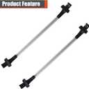 labwork Luggage Cargo Rack with 3 Kinds Clamp Universal 48 inch Car Top Roof Cross Bar