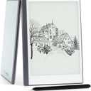Android E-Ink ePaper Tablet, Paperwhite eBook Reader Digital Notebook for Note Taking, Drawing Paper White Graphics Notepad with Stylus and Case, Cloud Sync and Screen Casting - Model Mini 9.7" Silver