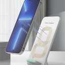 Samsung Wireless Charging Station,15W Fast Wireless Charging Station with Sleep-Friendly Adaptive Light,Compatible with Samsung Galaxy,Google LG,etcWhite