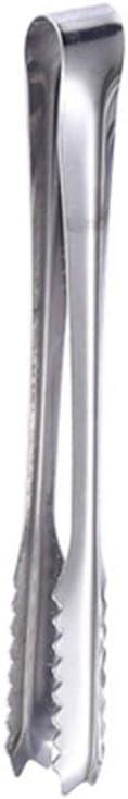 4 PCS Stainless Steel Ice Tong,Serving Tong Ice Tongs Non-Stick Bread Tongs Serving Tongs with Teeth for Kitchen (S) and 16pcs Stainless Steel Fruit Forks, Stainless Steel Two Prong Forks Bistro Cocktail Forks Tasting Appetizer Forks Set Mini Cake Forks (Fruit-Fork) (stainless steel)