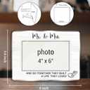Mr and Mrs Gifts Picture Frame, Wedding Gifts for Couples