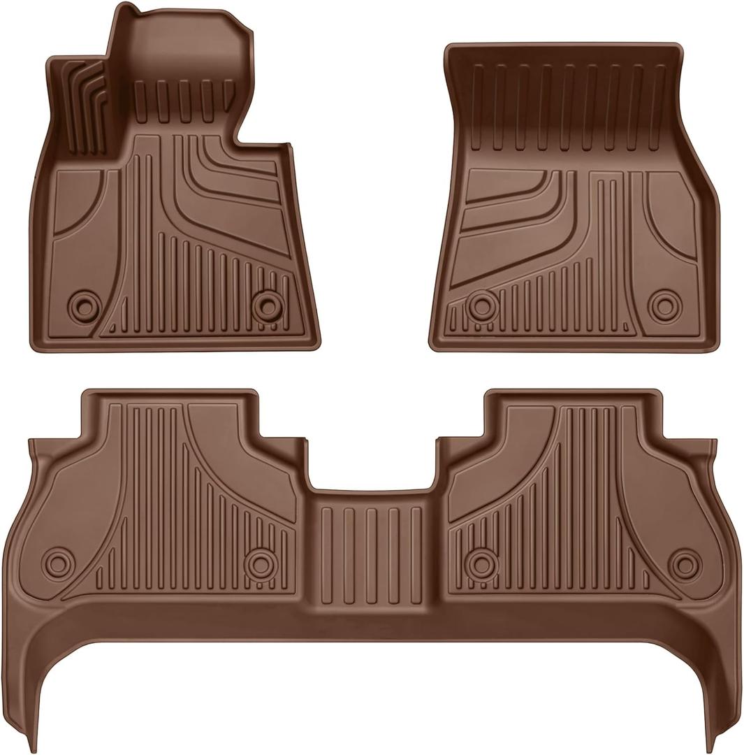 AOMSAZTO Brown Floor Mats for BMW X5 2019-2026 (G05)