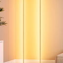 EDISHINE 2 Pack 57.5" Dimmable LED Corner Floor Lamp with Remote-ZHFLCB2E2