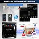 9.7 Inch Car Stereo Radio for Cadillac Escalade SLS 2007 2008 2009 2010 2011 2012,Touch Screen with with Carplay Android Auto WiFi Bluetooth FM RDS GPS DSP SWC+AHD Backup Camera