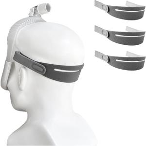 GJX 3 Packs Replacement Airfit/Airtouth N30i/P30i Headgear Closed Edges Adjustable CPAP Headgear Strap Compatible with N30i/P30i Nasal Mask(Without Mask Frame)
