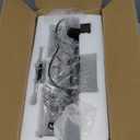 NUR Modern Floor Lamp, Dimmable Standing Lamp with Remote Control, Stepless Adjustable Colours & Brightness, Industrial Lighting for Living Room, Bedroom, Office (Floor Lamp for Living Room)