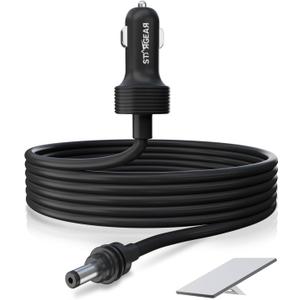 Starlink Mini Cable 12V Power Cable 3M/10FT, Starlink Mini Accessories 16AWG Cigarette Lighter to DC Cord, 12V-48V Car Charger Car Adapter