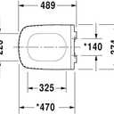 Duravit DuraStyle Toilet Seat 0060590000 White