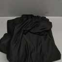 Your Magic Moment Spandex Table Skirt for Rectangle Tables 4 ft Black Fitted Tablecloth 1 Piece Fitted Table Covers for 4 Foot Tables Black for Parties
