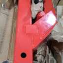 ECOTRIC Clamp On Trailer Hitch 2" Ball Mount Receiver Adapter Bucket Trailer Hitch Competible with Deere Bobcat Tractor Bucket Forklift