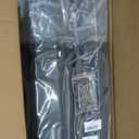 Gaahing Heavy-Duty Boat Dock Side Bumper, Full Face Dock Edging Guard for Piling and Pier Protection, Includes Mounting Screws and Adhesive (Black, 10pcs x 19.7")