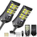 3 CCT in One Solar Street Light, 240000 LM LED, Radar/Motion Sensor, Waterproof - for Driveway, Garden, Backyard (2)