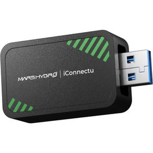 MARS HYDRO 2025 iConnectu Controller, for New Version FC & FC-E & SP3000 LED Grow Lights, Bluetooth USB Supports Smart Grow System Devices, WiFi App controllable, Expansion Port for RJ12