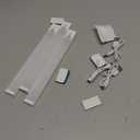 Under Cabinet Lighting 8 Inches Rechargeable Motion Sensor Light Indoor, 3 Color Dimmable Closet Light Battery Operated, USB Stick on LED Magnetic Under Counter Lights for Kitchen Stair, 3 Packs