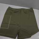 Girls Activewear Set, Tank & Shorts with Pockets, Army Green 13-14 Years