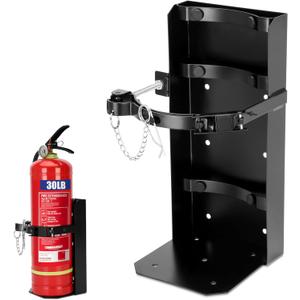 Heavy Duty Vehicle Bracket,Fire Extinguisher Brackets&Mounts-St12 Steel Red, 10lb Co2 Extinguisher-for School,Garage,Vehicle,Boat,Truck Generic Replacement for by amerex (30 LB), Pack of 2 