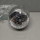 NuLink 8inch Disco Ball Decor Mirror Balls Hanging Disco for Party Decorations Wedding Home (Silver)