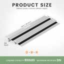 2" Rise Door Threshold Ramp with Updated Fixable Screws, Stable Portable Wheelchair Ramp for Home Steps, Aluminum Door Entry Ramps for Scooters, Power Chairs, Walkers, 800LBS Load Capacity