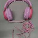 AILIHEN C8 Girls Headphones, On-Ear Headphones Wired with Microphone and Volume Control Foldable Corded Stereo 3.5mm Headset for Girls School Chromebook Laptop Computer PC Tablets Travel (Pink)